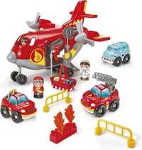 Ecoiffier Toys Samolot transportowy Firefighters-Abrick, 2996
