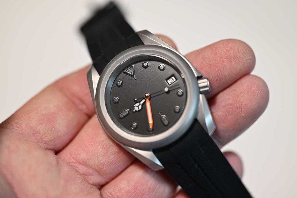 Solidny męski Zegarek automatyczny NH35 – 40 mm - pasek gumowy