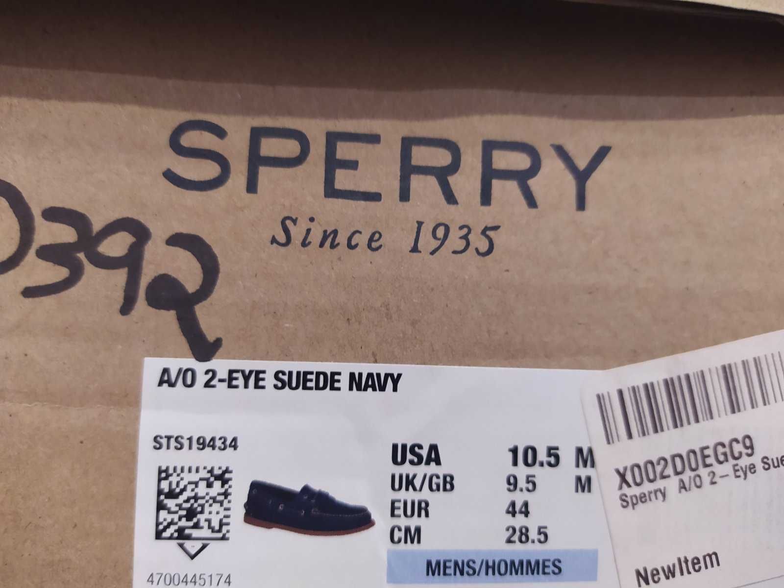 Топ-сайдери Sperry Top-Sider 2-Eye Navy нові, оригінал