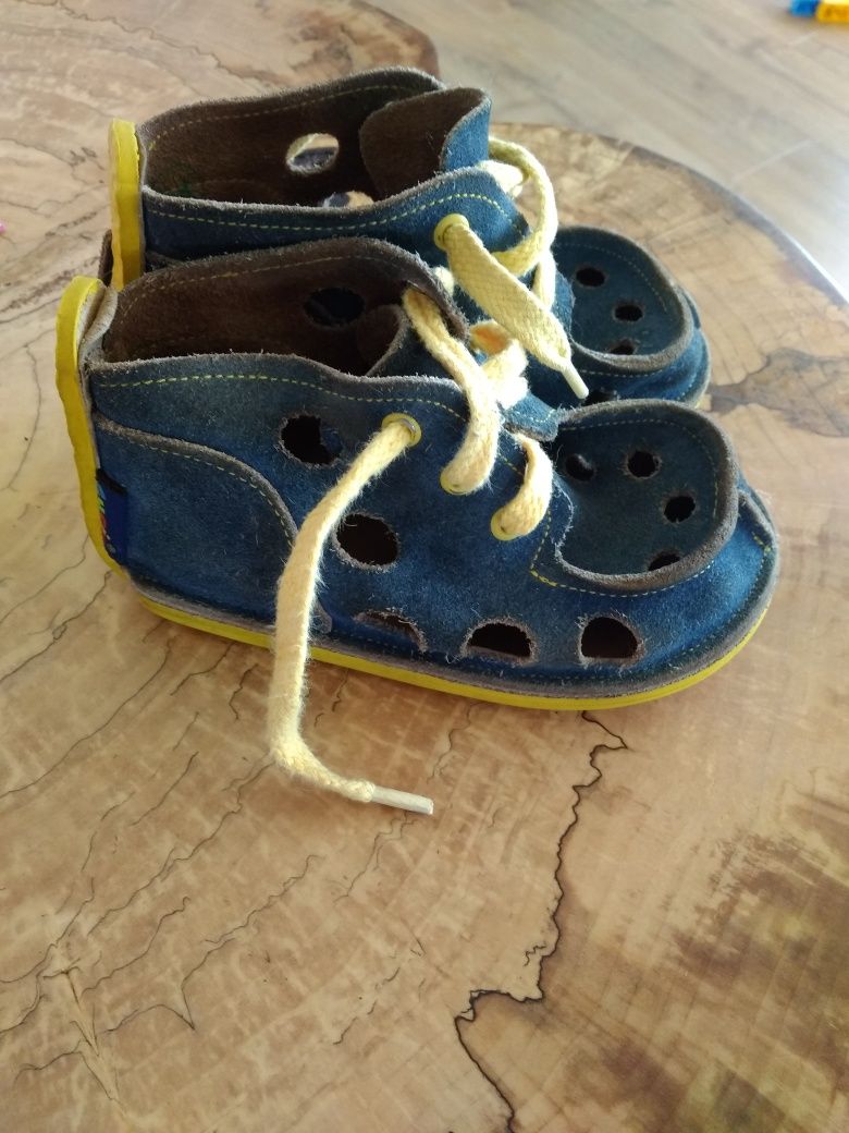 Skórzane buty buciki Gucio rozmiar 24