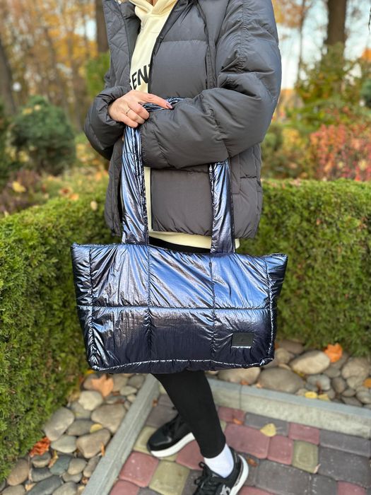 Шопер сумка Tote Bag 40х25 см модна дутик - косметичка у подарунок!