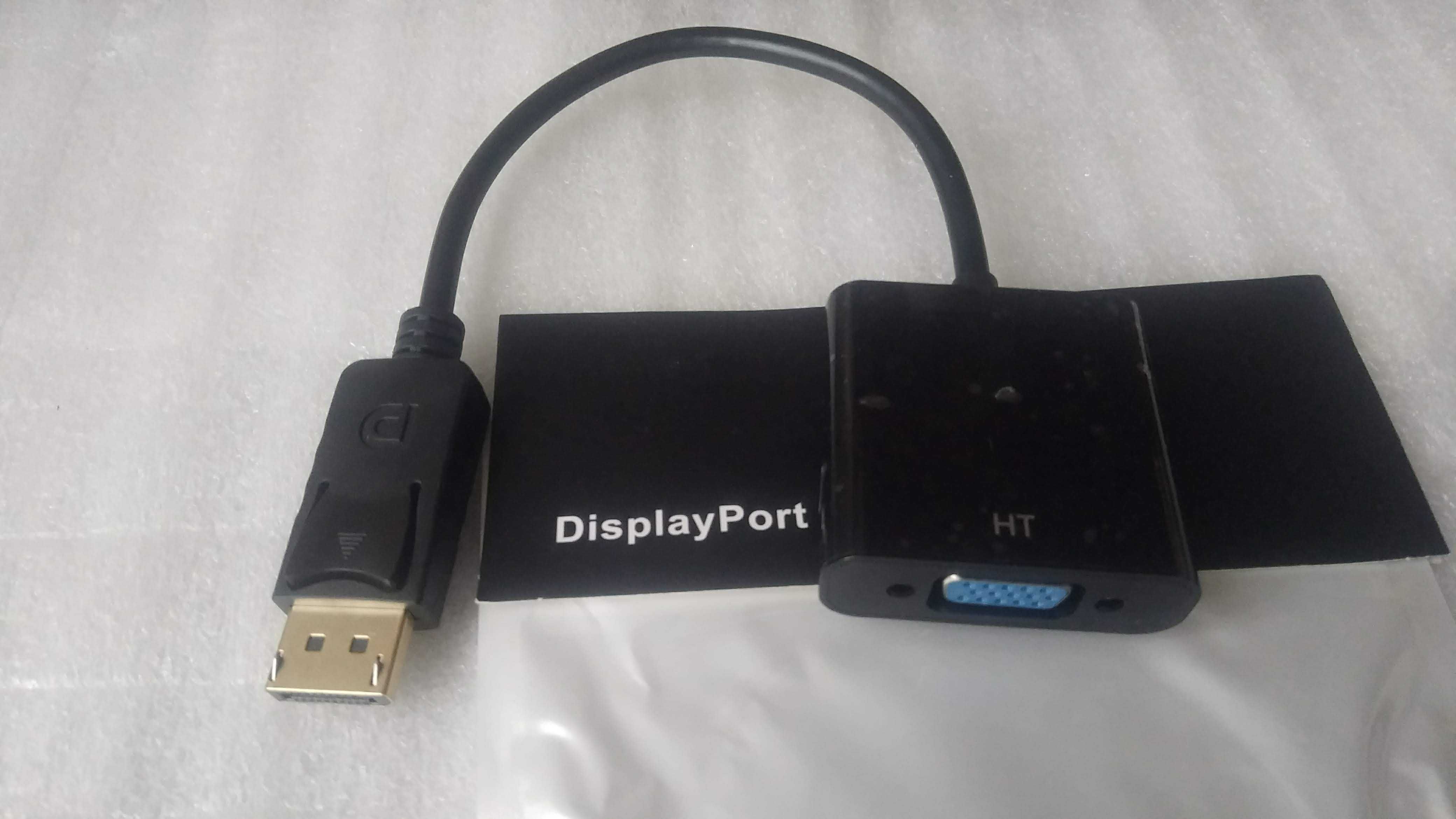 Конвертер DVI-D/HDMI/DP-VGA адаптер-перехідник для відеокарт, активний