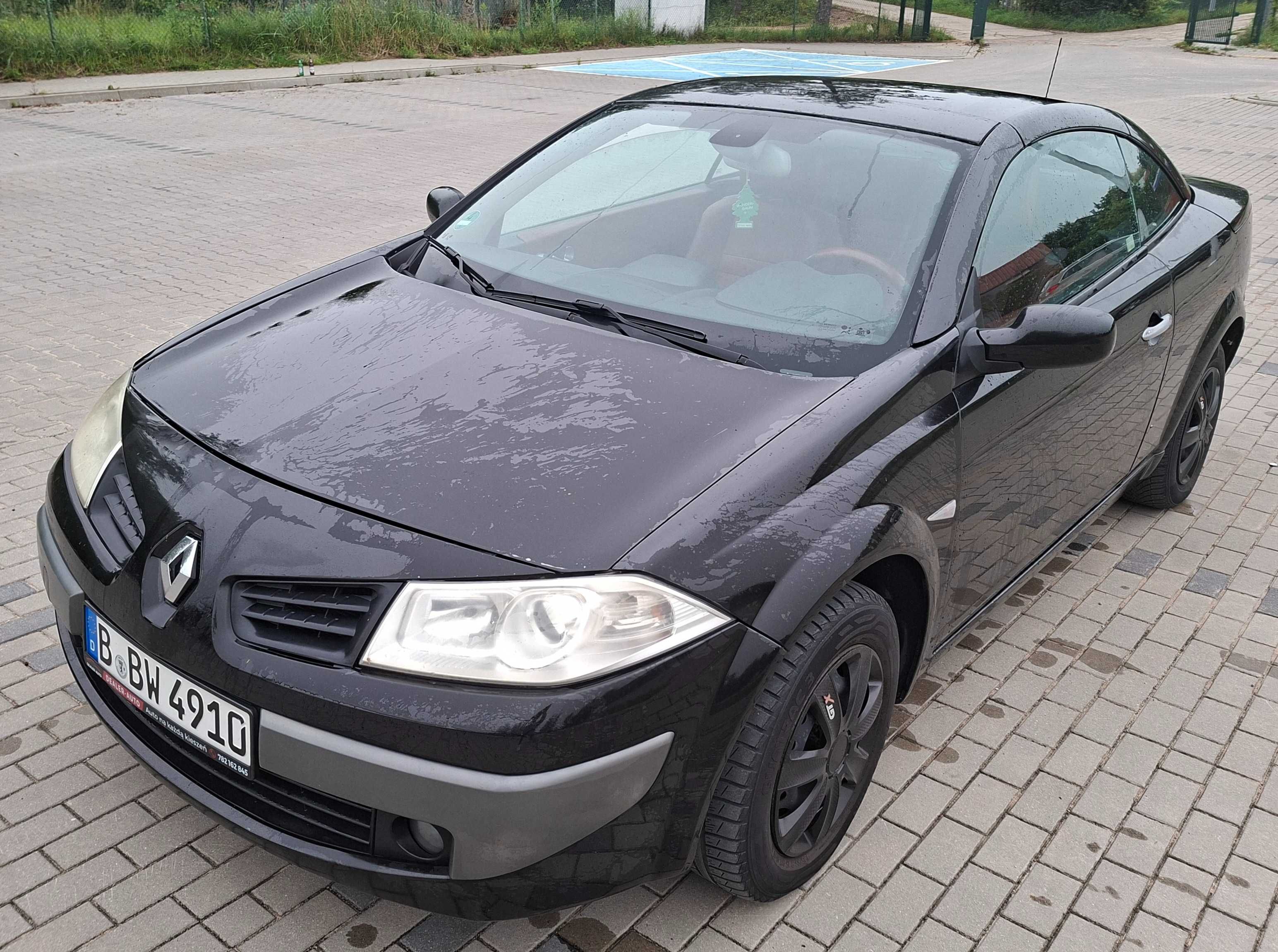 Renault Megane II Cabrio 1.6PB 16V 110KM ORYGINAŁ z Niemiec OPŁACONY!