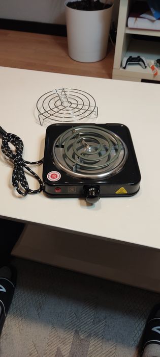 Kuchenka elektryczna jedno palnikową przenośna polowa turystyczna 1000