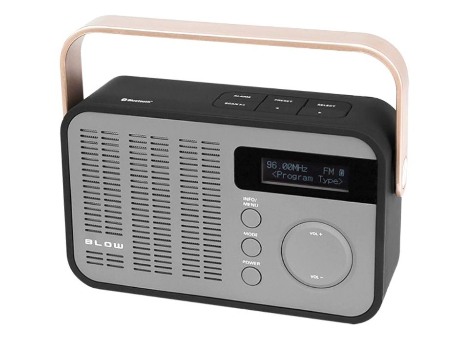 RADIO FM Cyfrowe DAB+ Głośnik BLUETOOTH SD USB Play MP3 Przenośne FV