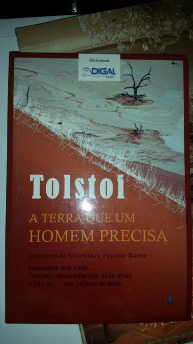Livro A terra Que um Homem Precisa Entrego Alfragide