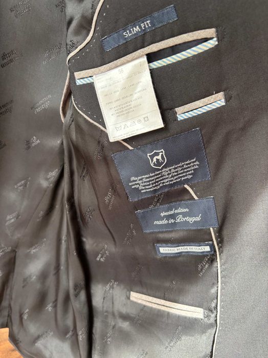 Blazer Sacoor Prestige Preto - 56 slim fit