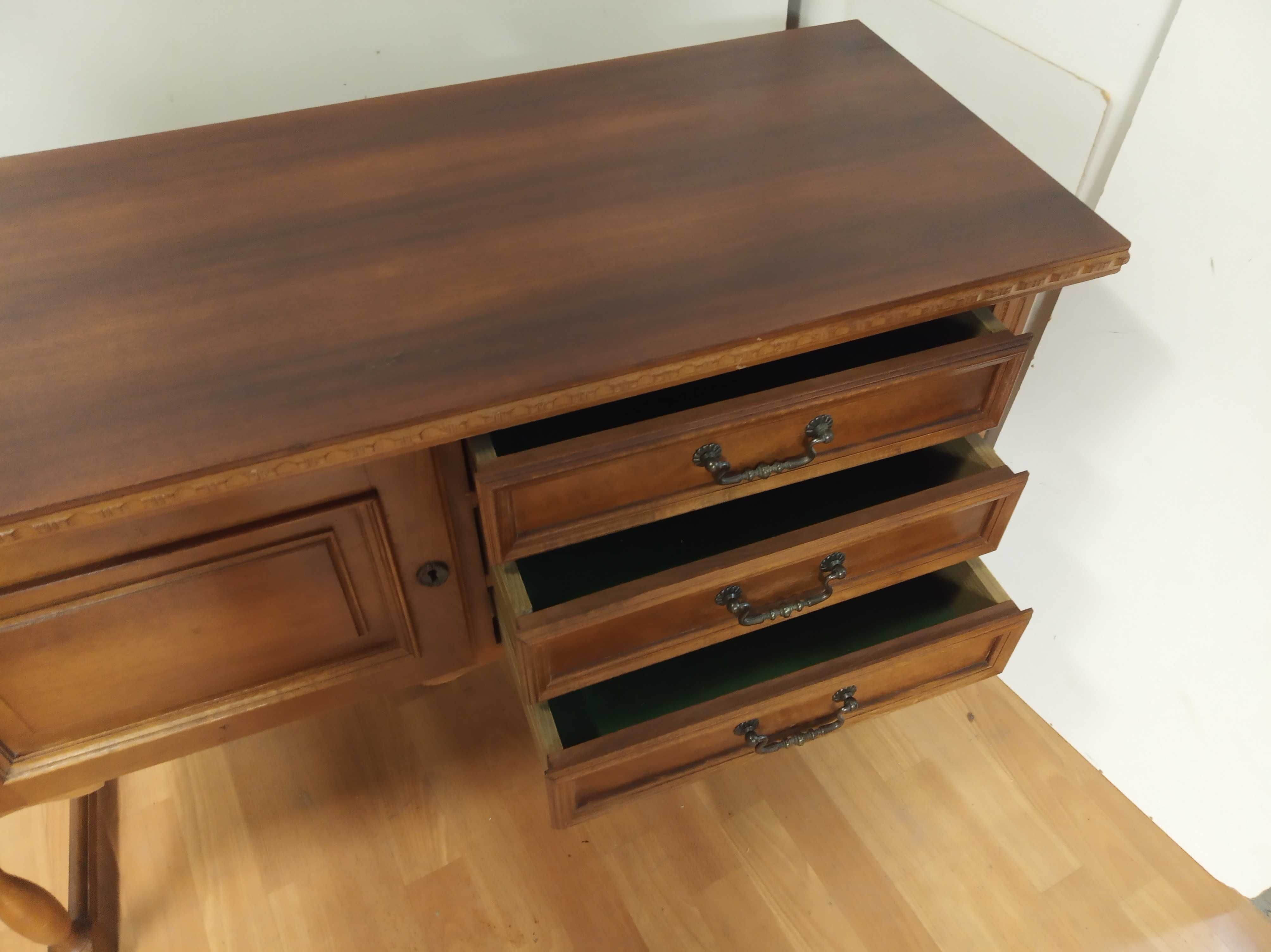 Komoda stylowa szafka retro 100 cm drewniana konsola