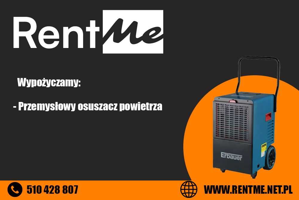 wynajem osuszacza powietrza Erbauer 50 l/24 h przemysłowy budowlany