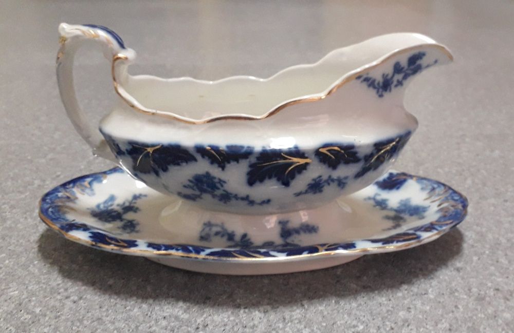 Molheira antiga em Porcelana azul borrão W.H. GRINDLEY - Mint