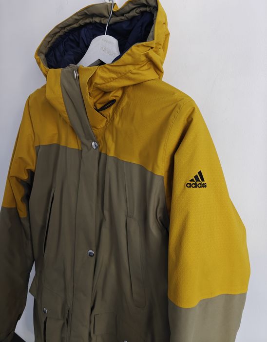 Adidas kurtka parka damska Climaproof wiatroszczelna wodoodporna S/M