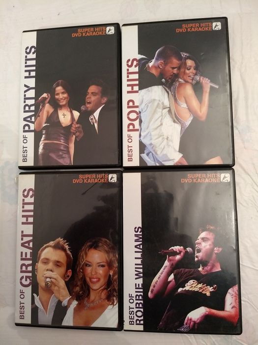4 DVDs Karaoke Party Pop Hits - A festa em casa!