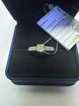 Кольцо Cartier 750 проба бриллианты 0.82 ct, сертификат Гемцентр
