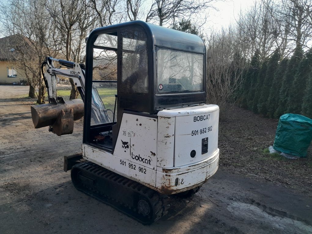 Minikoparka BOBCAT mod K 320 mozliwa zamiana