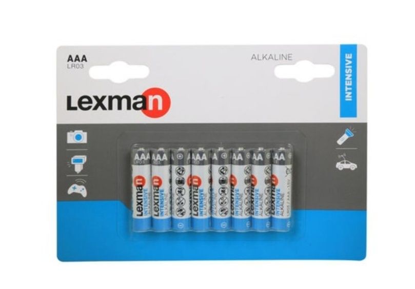 Батарейки алкалінові Lexman Intensive LR03