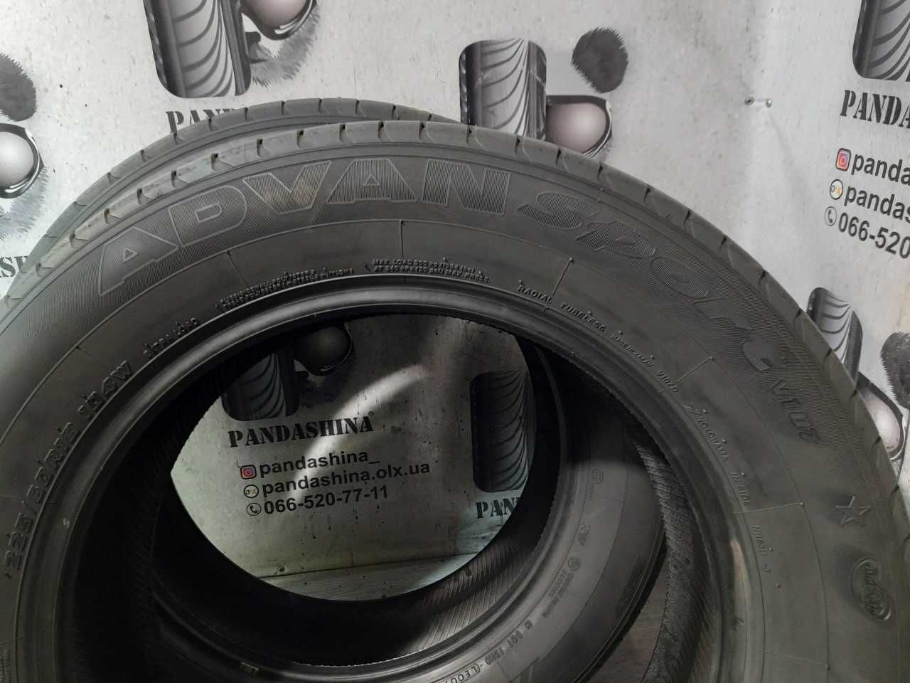 Шини 6,5мм 225/60 R18 YOKOHAMA AdvabSport V107* б/в Літо склад