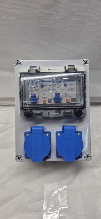 Rozdzielnia 16A budowlana skrzynka rozdzielcza z wyłącznikiem FI 2 x 2