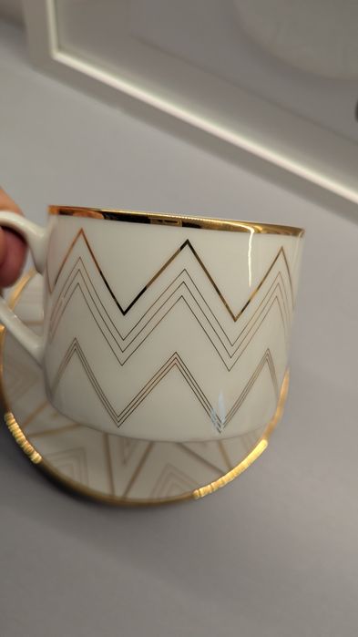 Filiżanka pozłacana h&m home