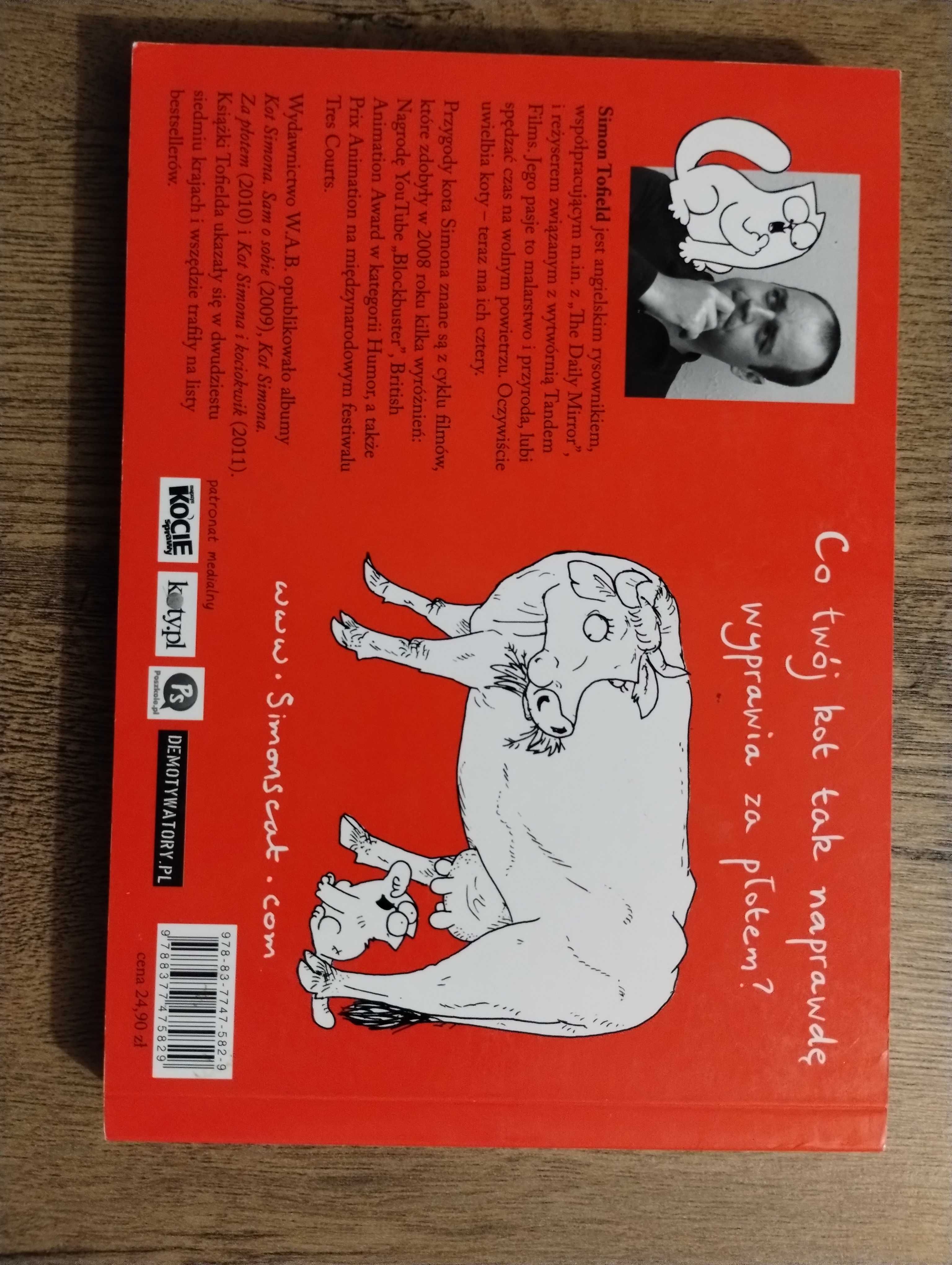 Komiks Kot Simona za płotem