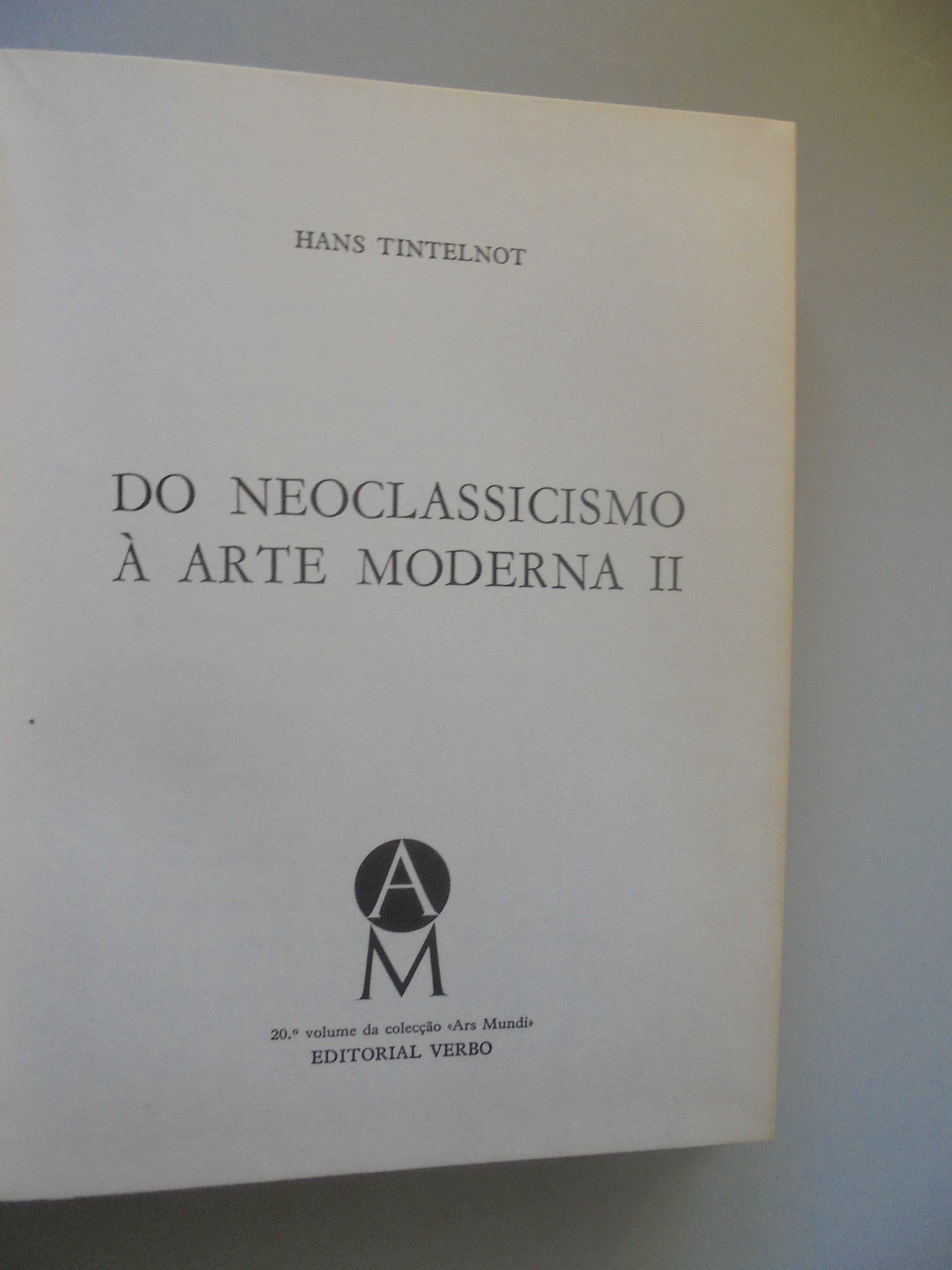 Tintelnot (Hans);Do Neoclassicismo à Arte Moderna