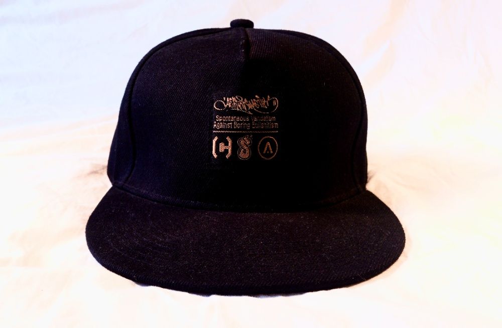 SNAPBACK CAP BLACK czapka z daszkiem z naszywką CROPP