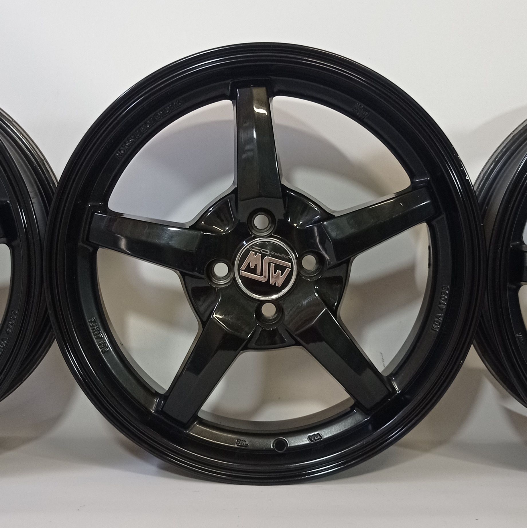 4x100 17" honda civic, renaul clio, opel corsa, sport czarne OZ