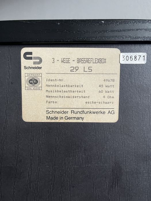 Kolumny podlogowe Schneider 29-LS
