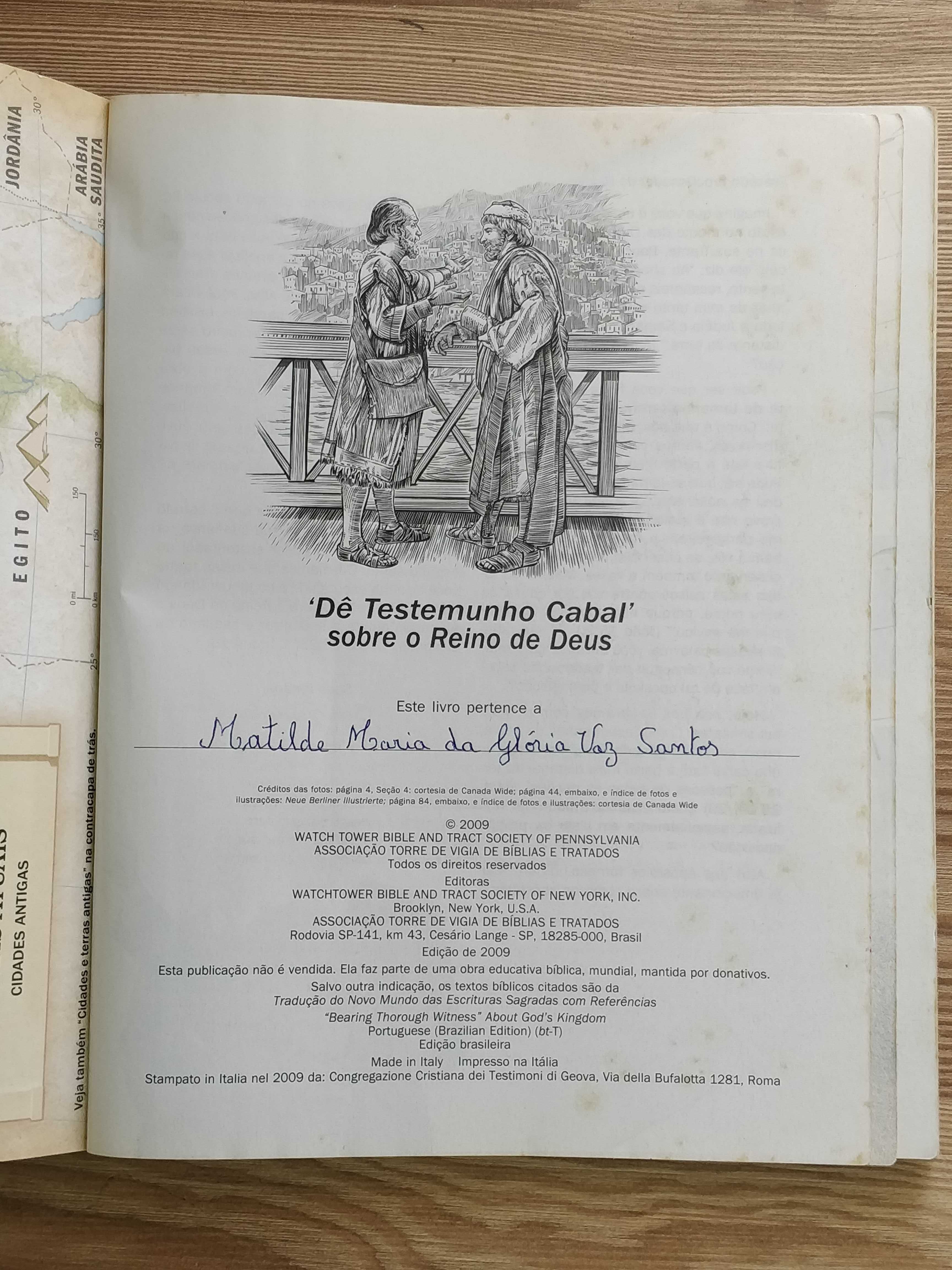 Dê testemunho cabal sobre o reino de deus