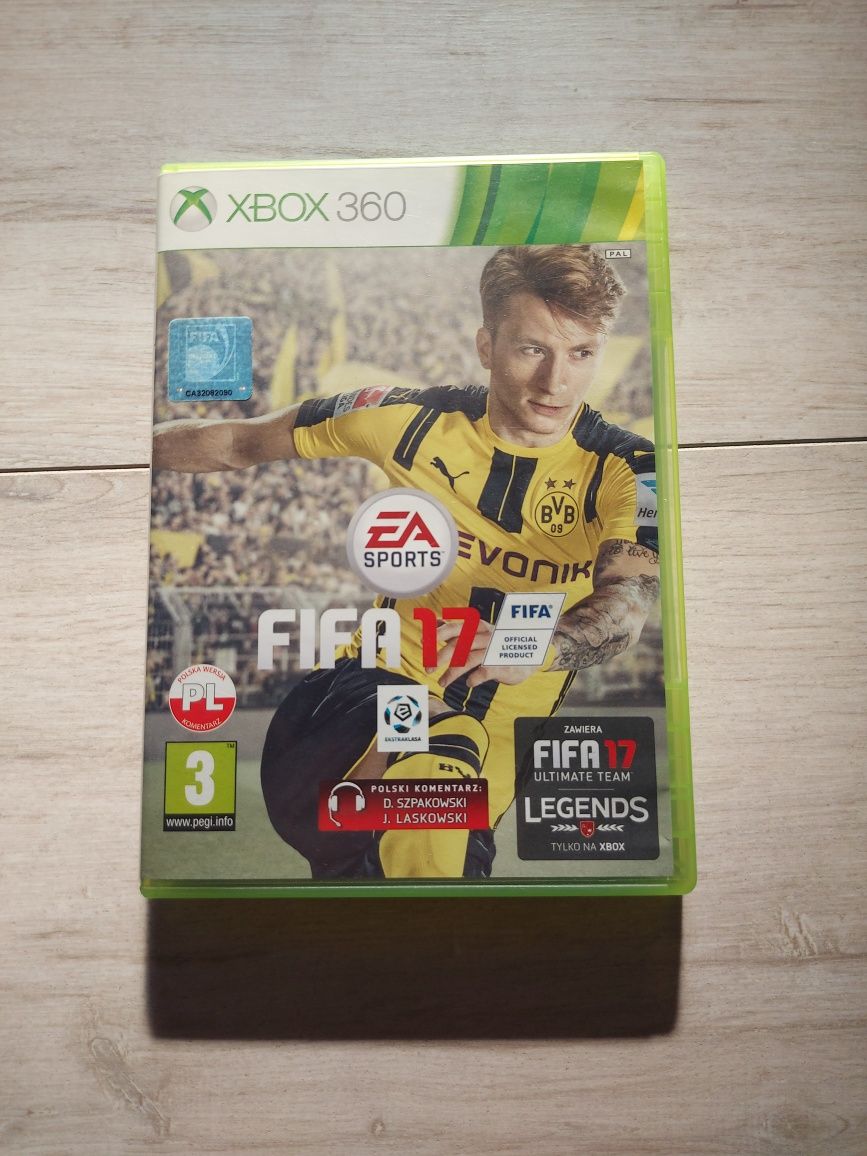 Fifa 17 xbox 360 płyta