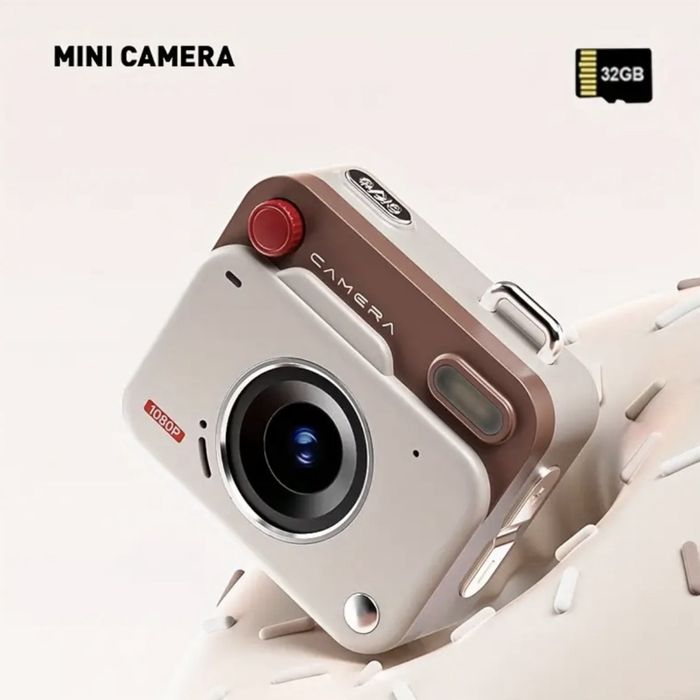 Câmara Digital Retro Mini 1080p