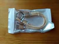 Uniwersalny kabel do ładowania - micro USB, USB Typ C, Lightning