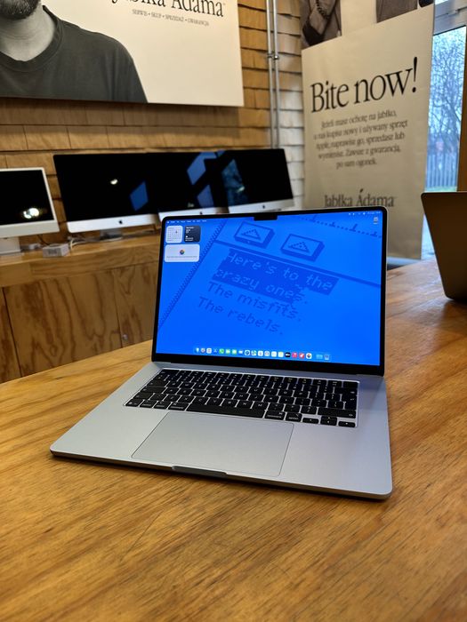 MacBook Air 15" M4 / 16 GB / 256 GB • Jak nowy • Gwarancja