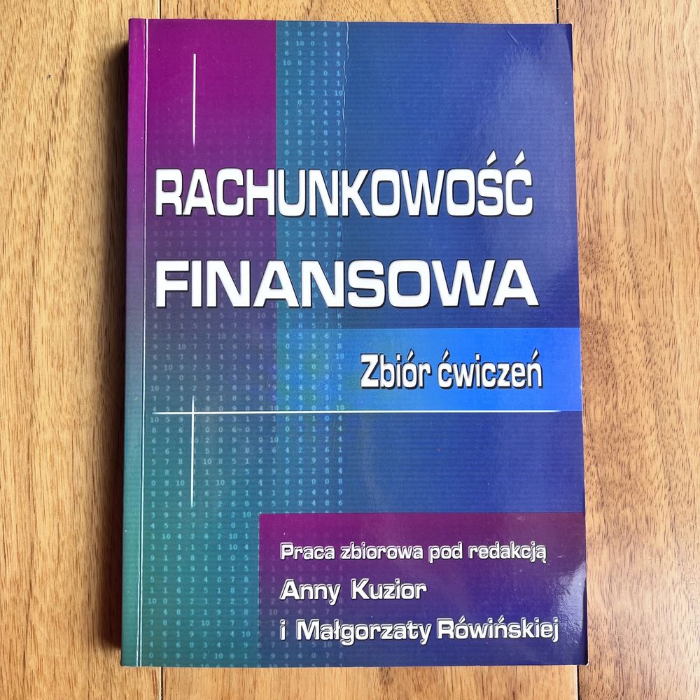 Rachunkowość finansowa Zbiór ćwiczeń Kuzior Rówińska