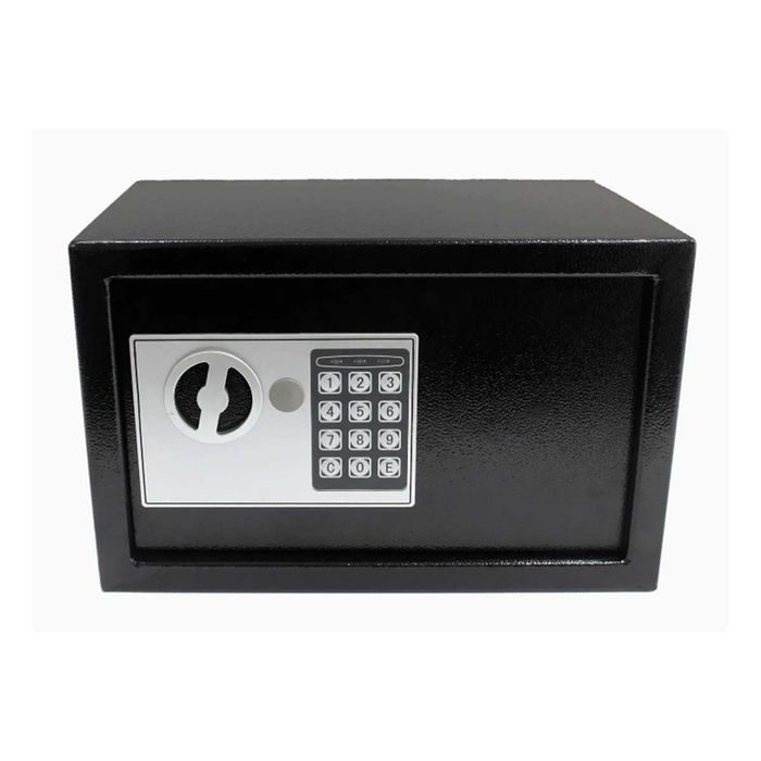 Надійний металевий сейф з електронним замком + ключі 31х20х20 см