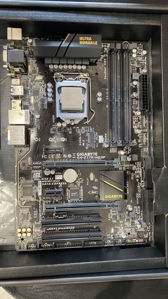 Intel i5-6600K + GIGABYTE GA-Z170-HD3P