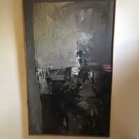Obraz   "ONA  " SYTY  EDWARD - orginał z 1992 r   105  x  205 cm