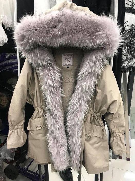 Parka/kurtka Furs Collection Thomas Bieber Jenot Naturalny