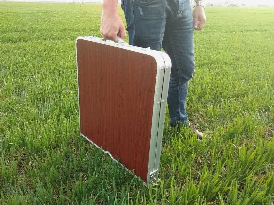 ‼️ Усиленный стол + 4 стула для пикника, рыбалки и туризма.  3️⃣ цвета