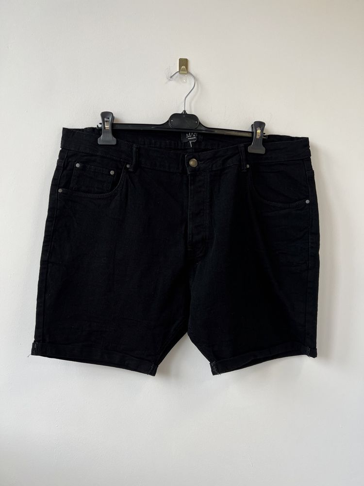 Boohoo Man spodenki męskie jeansowe czarne r.40