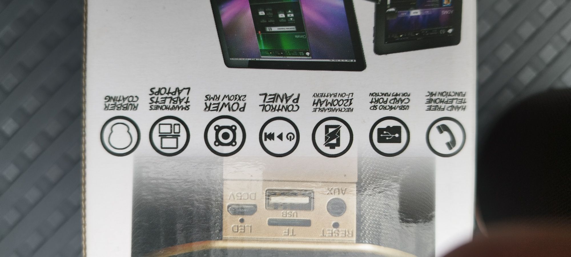Głośnik bluetooth dookólny dźwięk hi-fi