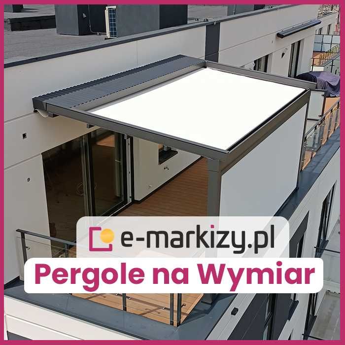 Pergola tarasowa zadaszenie altana wiata na taras do ogrodu Square