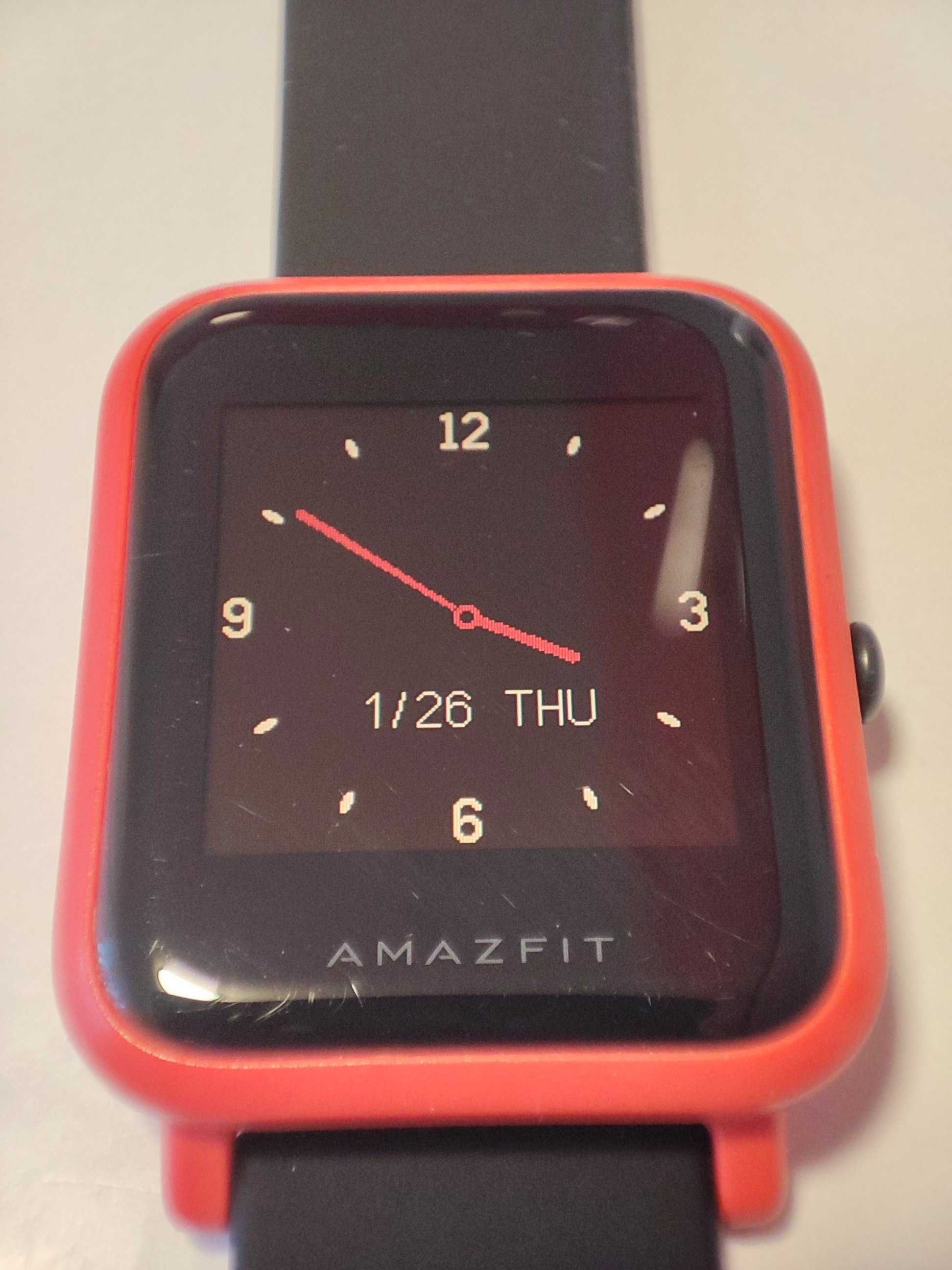 Смарт часы Xiaomi Amazfit Bip GPS A1608 CinnabarRed отличное состояние