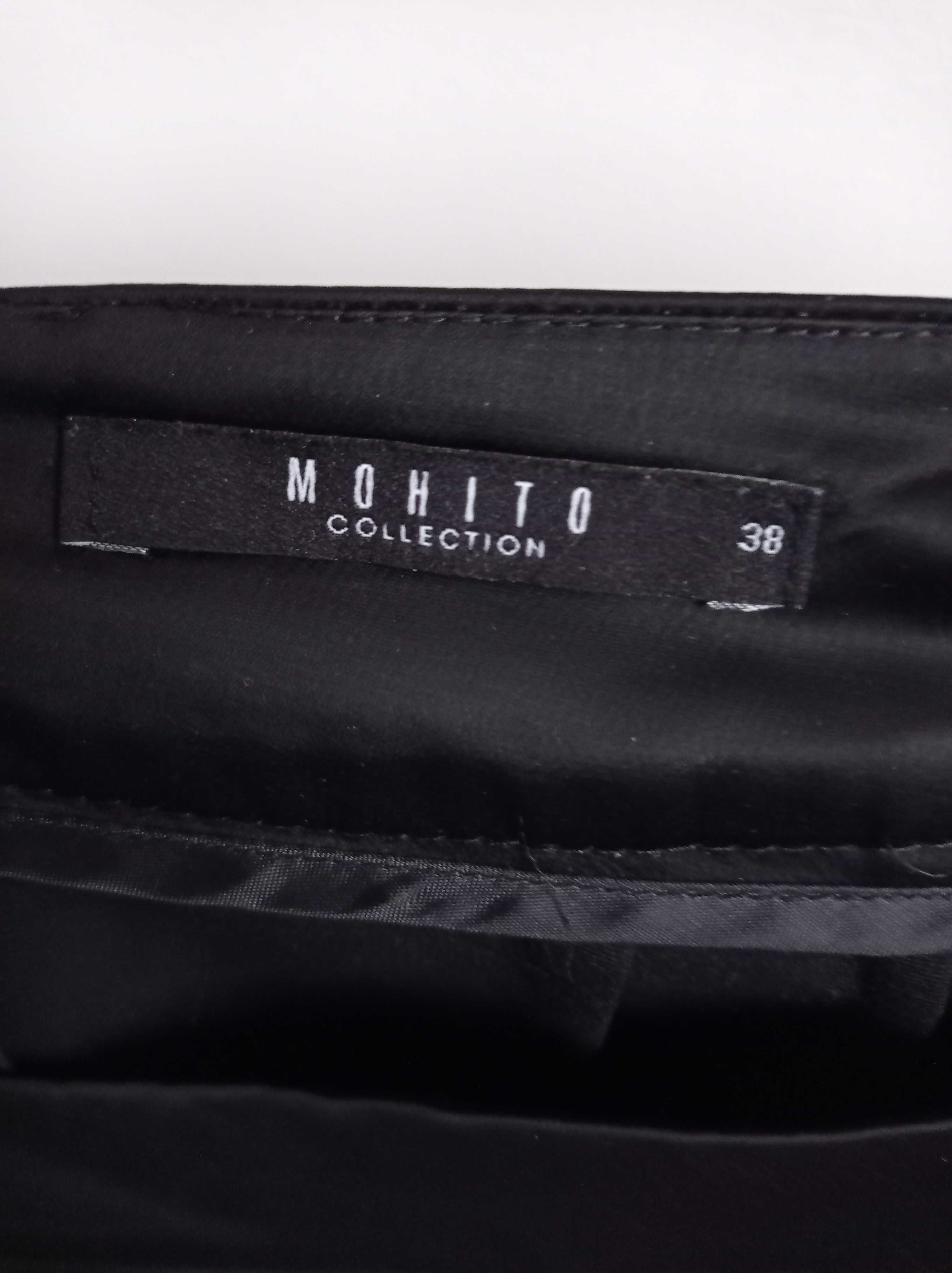 Spódnica czarna satynowa MOHITO M 38