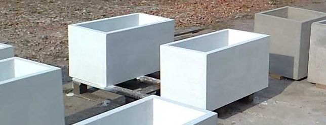 Donice betonowe ogrodowe donica betonowa ogrodowa kwietniki 80x40x40