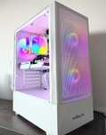 Biały Wydajny Komputer Do Gier | RTX 3070| RYZEN 5 | 32GB | M.2 | RGB