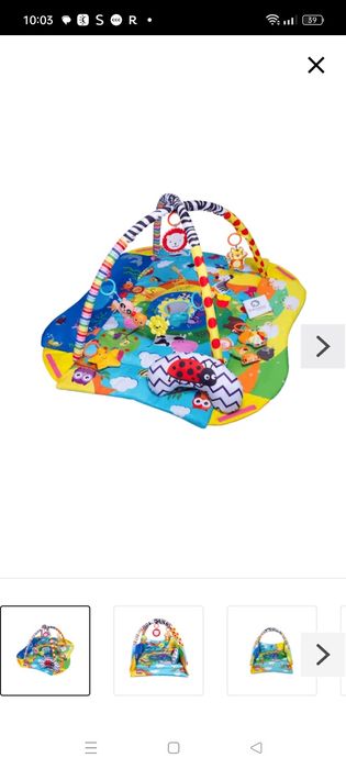 Mata do zabawy bez grzechotek