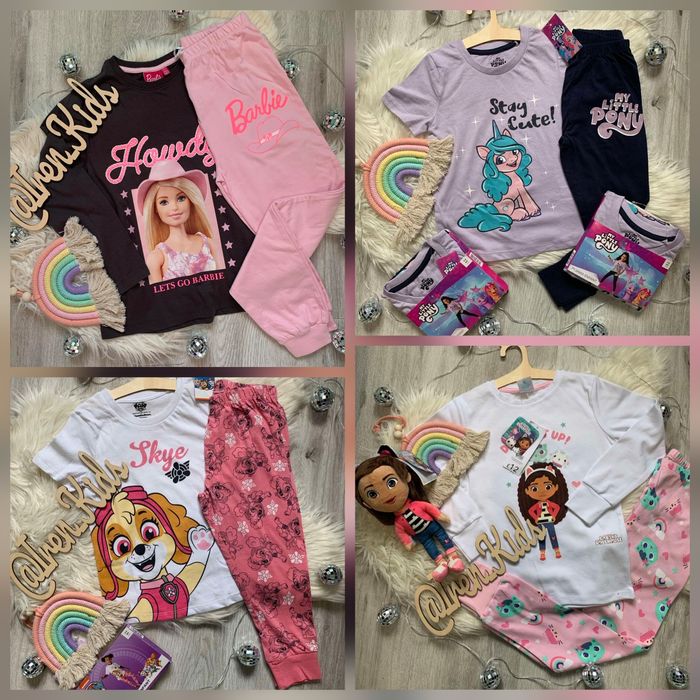 Піжама тоненька для дівчинки від 2 до 14 р, (86/164 ріст) НОВА