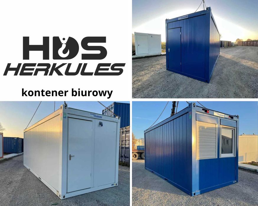 Kontener biurowy, socjalny, biuro, szatnia, NOWY, transport