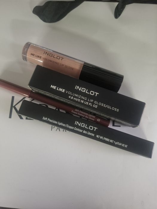 Inglot zestaw konturowka+blyszczyk