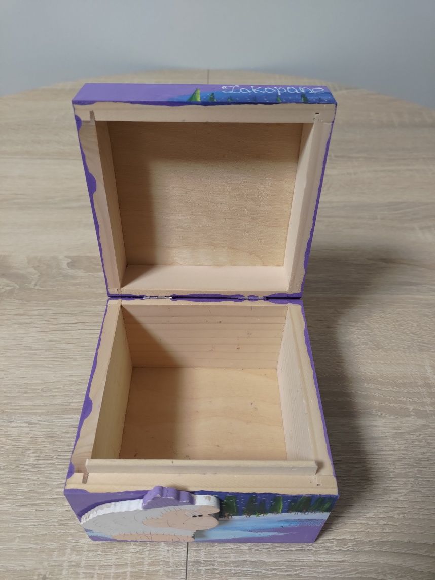Drewniane pudełko Zakopane